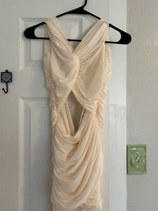 Ronny Kobo Nasha Dress in Ivory - Picture 4 of 6